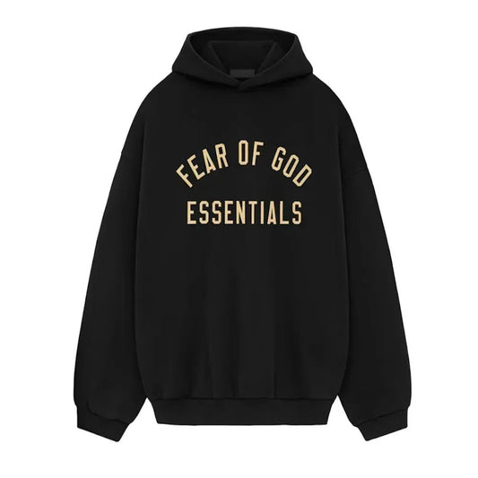 Fear of God Essentials Fleece II Hoodie Black FW24